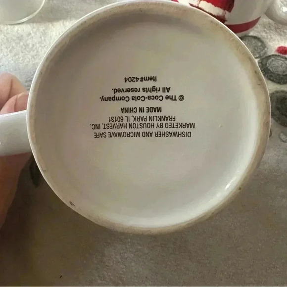 Things Go Better with Coke Santa Mug Coca-Cola Mug set of 4 - Picture 11 of 11